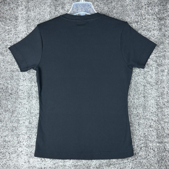 Little Caesars Women's Medium Rhinestone V-Neck T-Shirt Black Port Authority - Picture 7 of 10